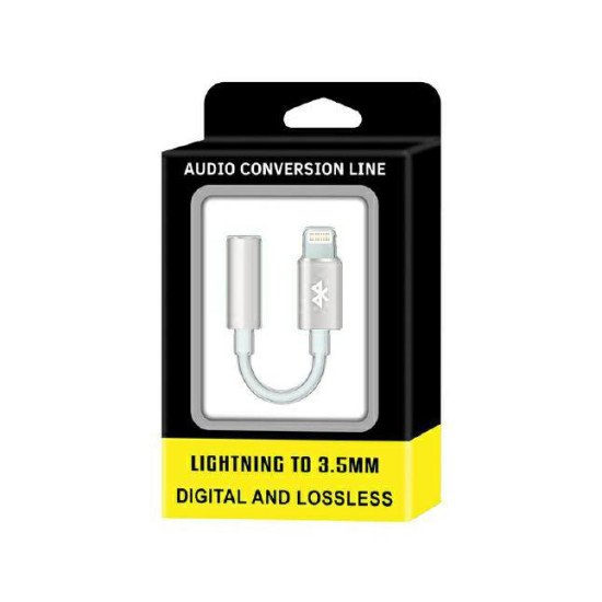 Адаптер LIGHTING - 3,5mm METAL white