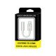 Адаптер LIGHTING - 3,5mm METAL white