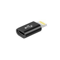 Адаптер MICRO USB - LIGHTING black