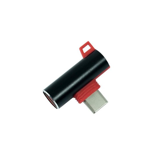 Адаптер TYPE C - TYPE C/TYPE C black