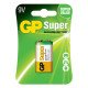Аккумулятор SUPERALKALINE GP 9V 6LF22 1szt