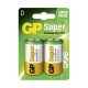 Аккумулятор SUPERALKALINE GP D LR20 2szt