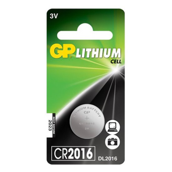 Аккумулятор литиевый GP 3V CR2016 1szt Аккумулятор литиевый GP 3V CR2016 1szt