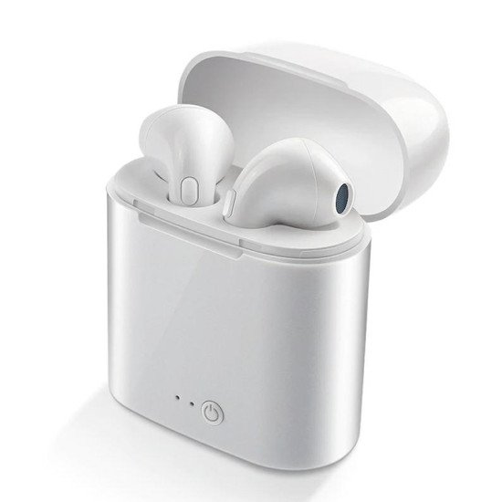 Беспроводная гарнитура BLUETOOTH i7 5.0 TWS MINI white