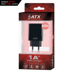 Зарядка ATX 1A USB U03 black