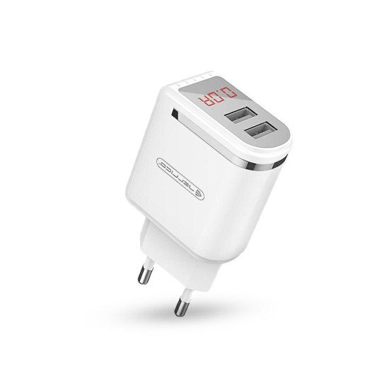 Зарядка JELLICO WJ-C80 2.4A LED whi