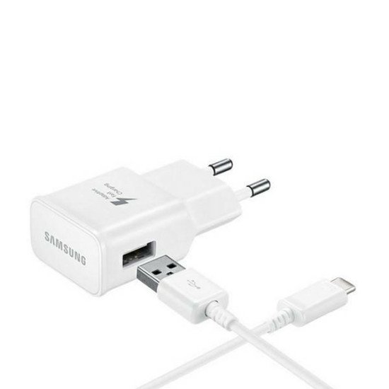 Зарядка Samsung EP-TA20+USB-C white