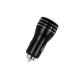 Зарядка SET ACURA 2xUSB+Кабель TYPE C METAL black