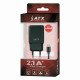 Зарядка SET U21 ATX 2,1A ŁAD.2xUSB+KAB TYP C bla