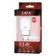 Зарядка SET U21 ATX 2,1A ŁAD.USB+Кабель iPhone white Зарядка SET U21 ATX 2,1A ŁAD.USB+Кабель iPhone white
