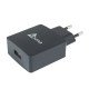 Зарядка USB ACURA 5V/3A UT205 black