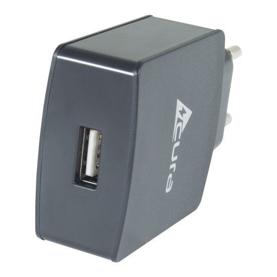 Зарядка USB ACURA 5V/3A UT205 black