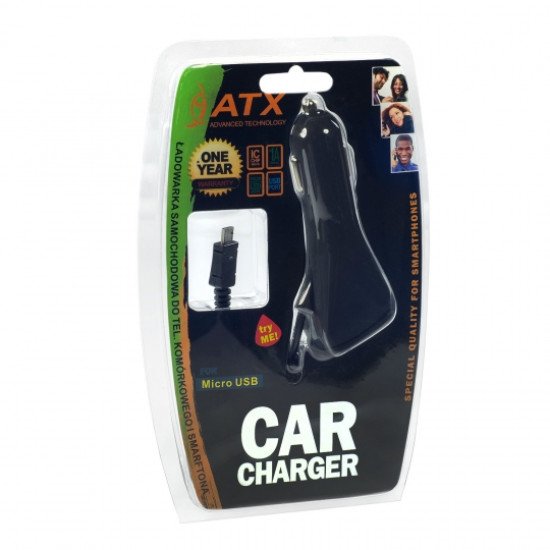 Зарядка в машину 1A iPhone 5 + USB