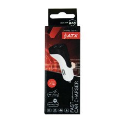 Зарядка в машину ATX MAX 2xUSB 2,1A black