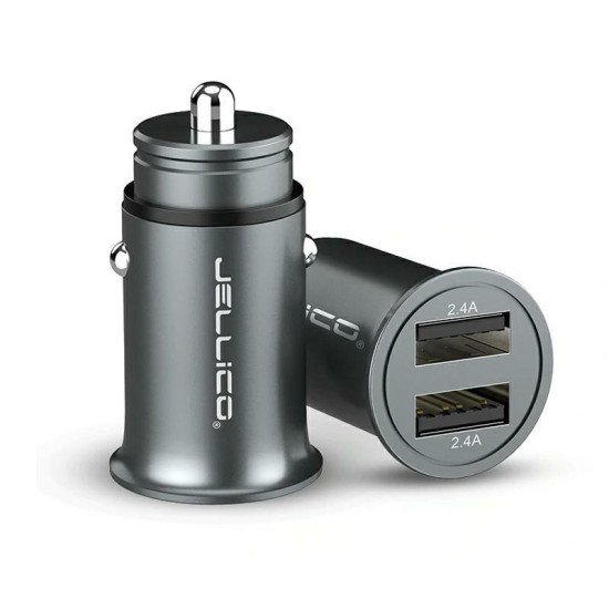 Зарядка в машину JELLICO JN-48 4.8A gray Зарядка в машину JELLICO JN-48 4.8A gray