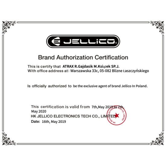 Зарядка в машину JELLICO MC-25 2.0A black