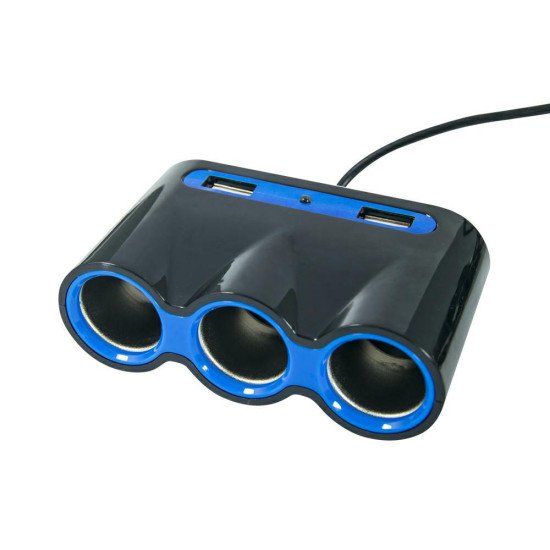 Зарядка в машину ZAP. PORTx3+2xUSB Зарядка в машину ZAP. PORTx3+2xUSB
