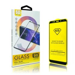 Защитное стекло 6D FULL GLUE Samsung A20S black