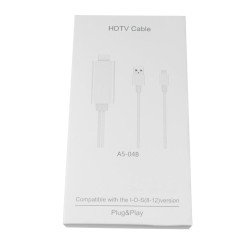 Кабель HDMI - LIGHTNING white