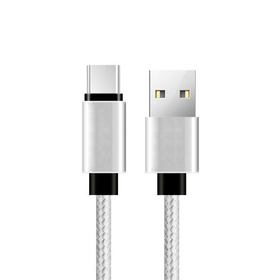 Кабель USB ATX BRAIDED TYPE C silver Кабель USB ATX BRAIDED TYPE C silver