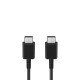 Кабель USB-C TO USB-C FOR Samsung DA705 black