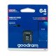 Карта памяти GOODRAM MICRO.SD 64GB C10 UHS+AD 100MB/s