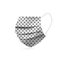 Маска для лица  CERTIFIKATE black dots