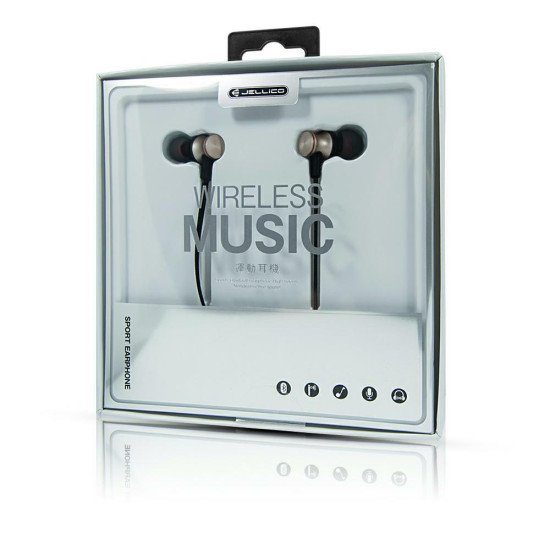 Наушники JELLICO BT EARPHONE SPORT ST-02 gold