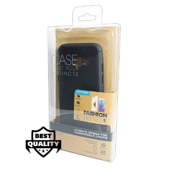 Чехол CARBON HUAWEI P SMART 2019 black BOX Чехол CARBON HUAWEI P SMART 2019 black BOX