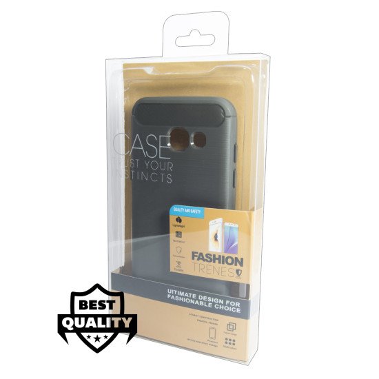 Чехол CARBON HUAWEI Y3 2017 gray BOX
