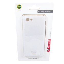 Чехол COLOR COVER SON J white metalic