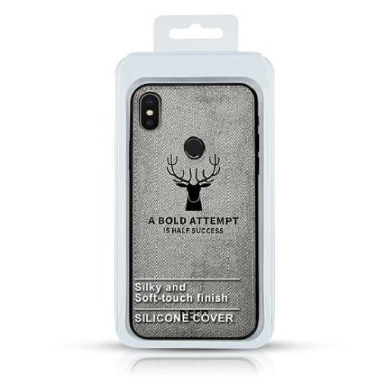 Чехол DEER CASE Samsung J6+ gray BOX
