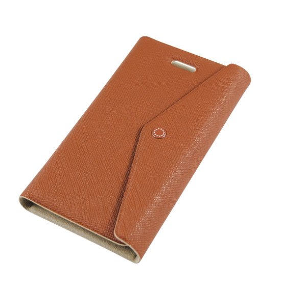 Чехол FENICE CLUTCH iPhone 5/5S/5SE brown/blister