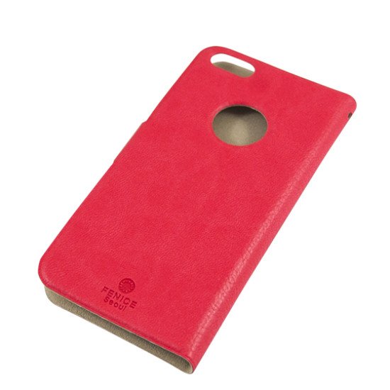 Чехол FENICE DIARIO iPhone 5/5S/5SE red/blister