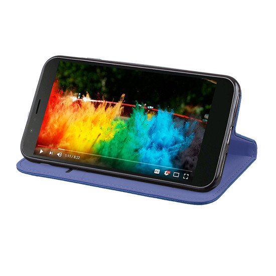 Чехол MAGNETIC CASE ZTE BLADE V8. dark blue