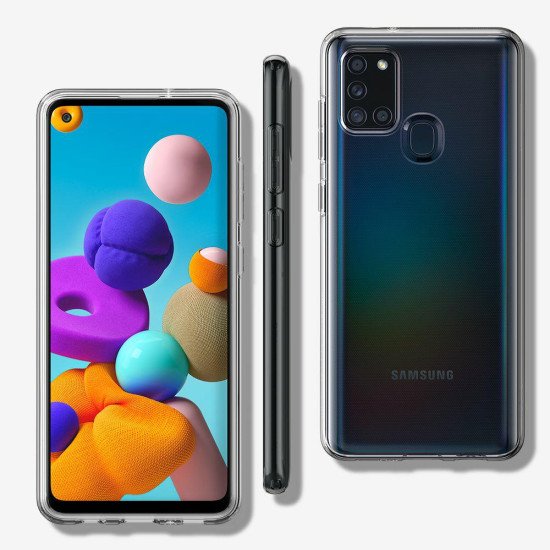 Чехол SPIGEN LIQUID CRYSTAL Samsung A21S clear Чехол SPIGEN LIQUID CRYSTAL Samsung A21S clear