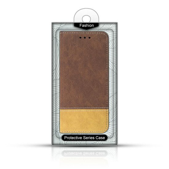 Чехол SUEDE BOOK HUAWEI NOVA 5T brown